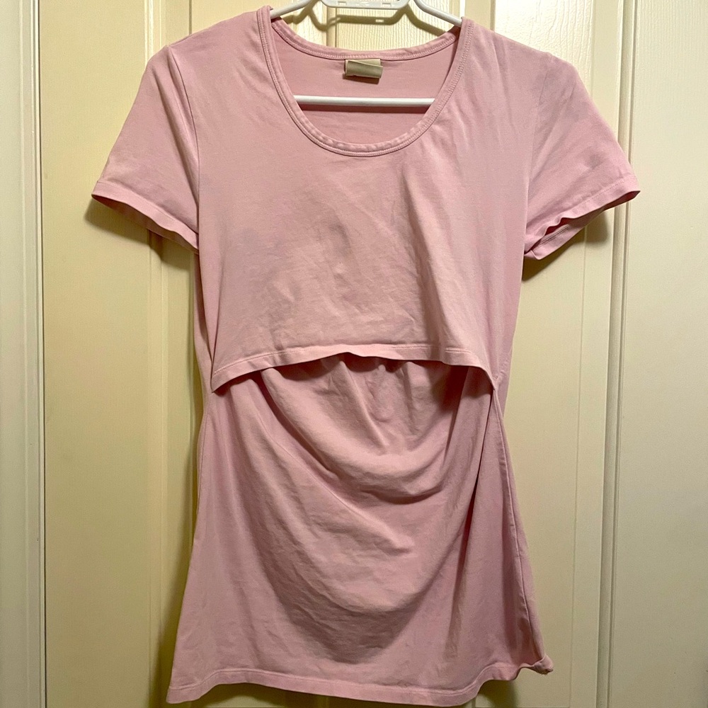 Boob size M pink nursing T-shirt